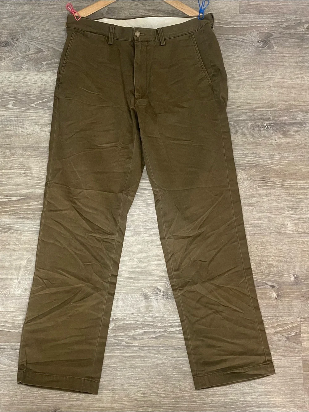 Polo Ralph Lauren Men’s Classic Fit Chino Pants Brown 35x30 Cotton